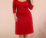 vestidos de fiesta para gorditas color rojo (1)