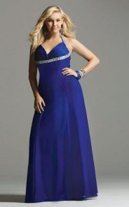 vestidos de fiesta para gorditas azul turquesa (5)